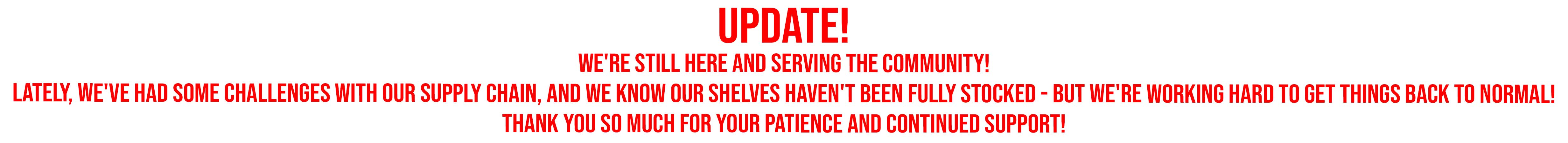 Banner update on store